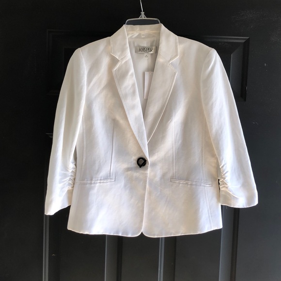 kasper white blazer
